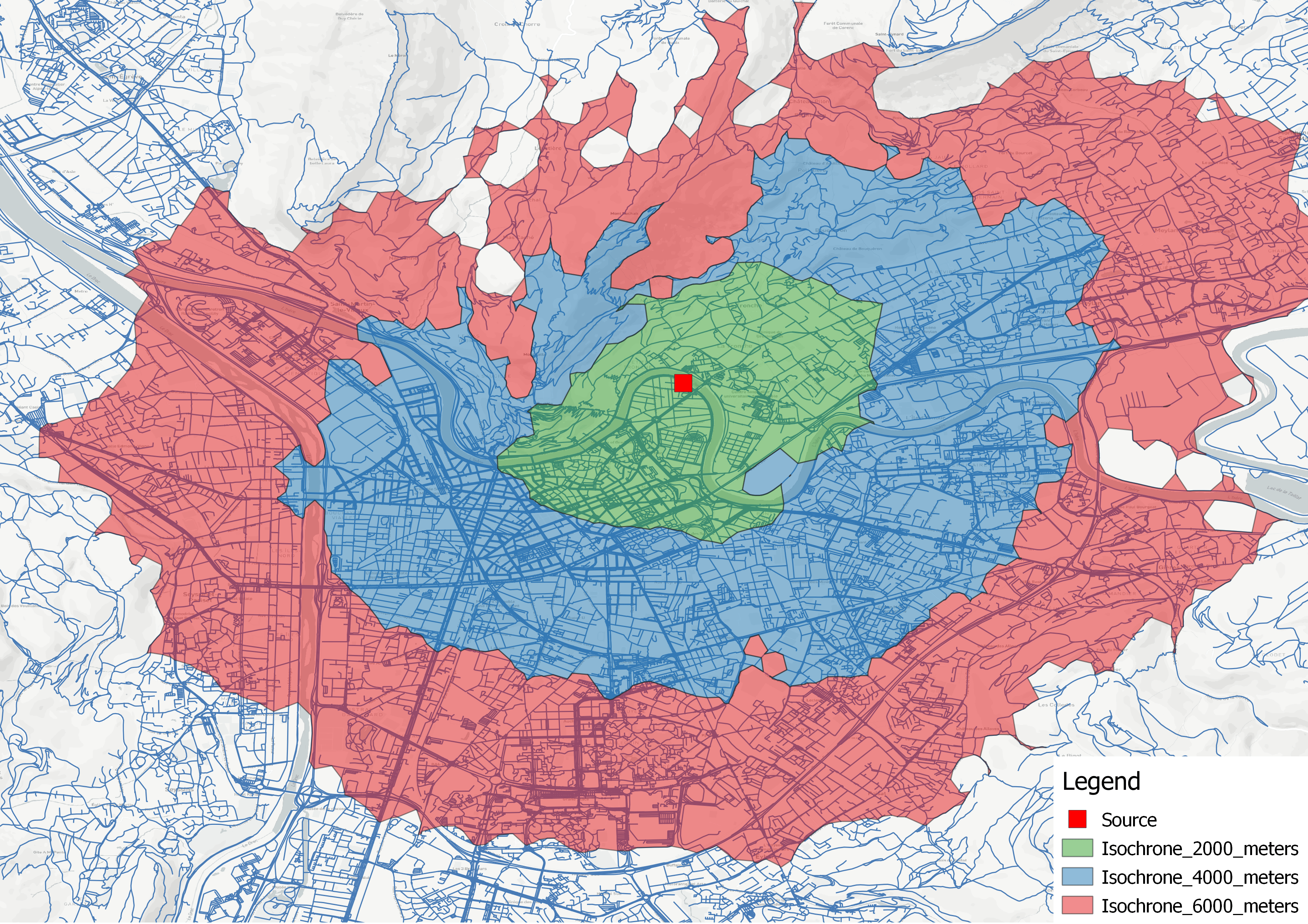 isochrone image