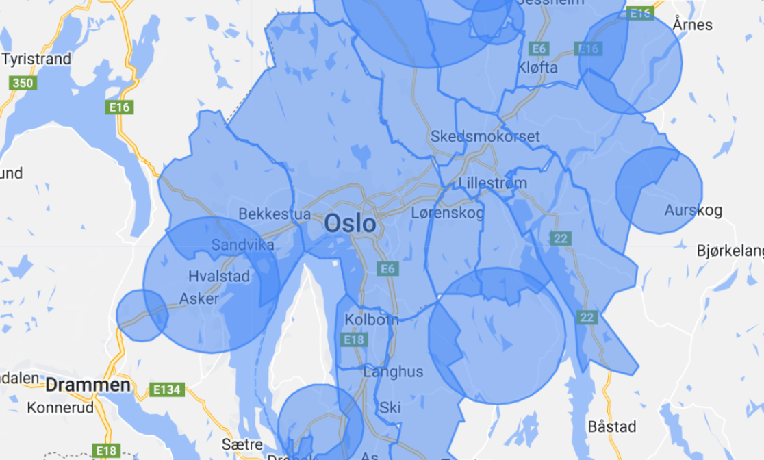 isochrone image